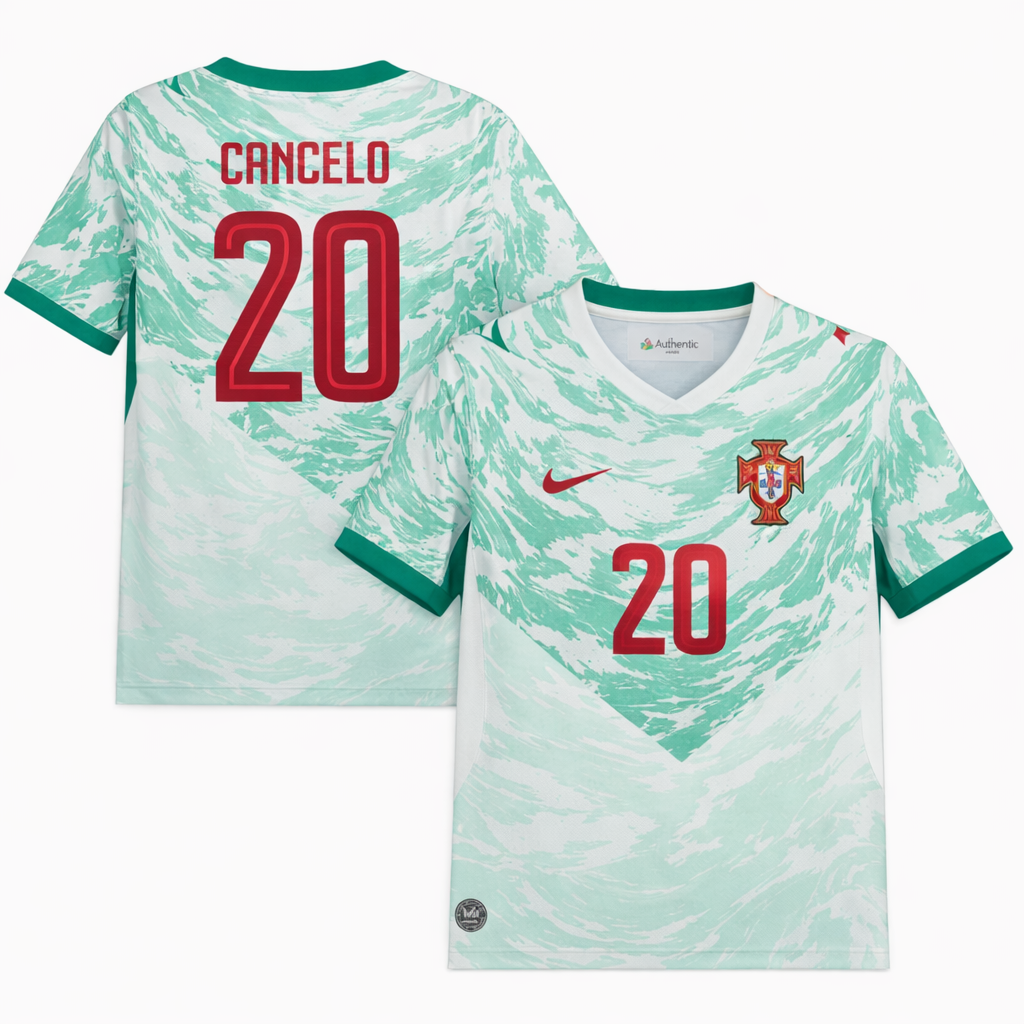2026 FIFA World Cup Portugal João Cancelo #20 Away Jersey
