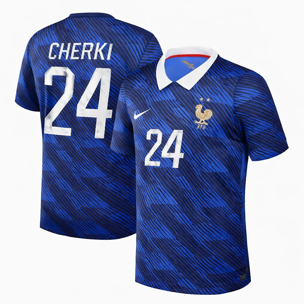 2026 FIFA WORLD CUP FRANCE RYAN CHERKI HOME JERSEY