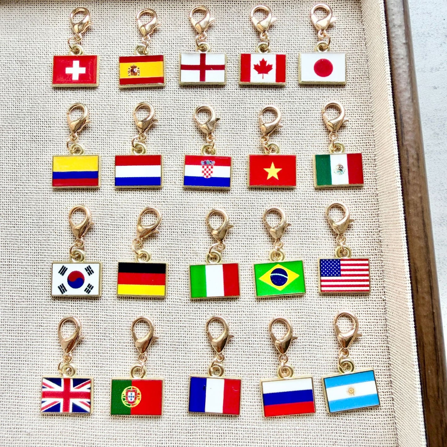 Flag Keychain Pendant