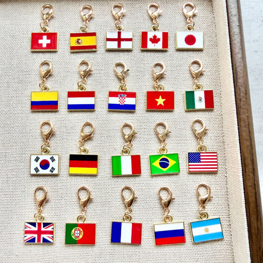 Flag Keychain Pendant