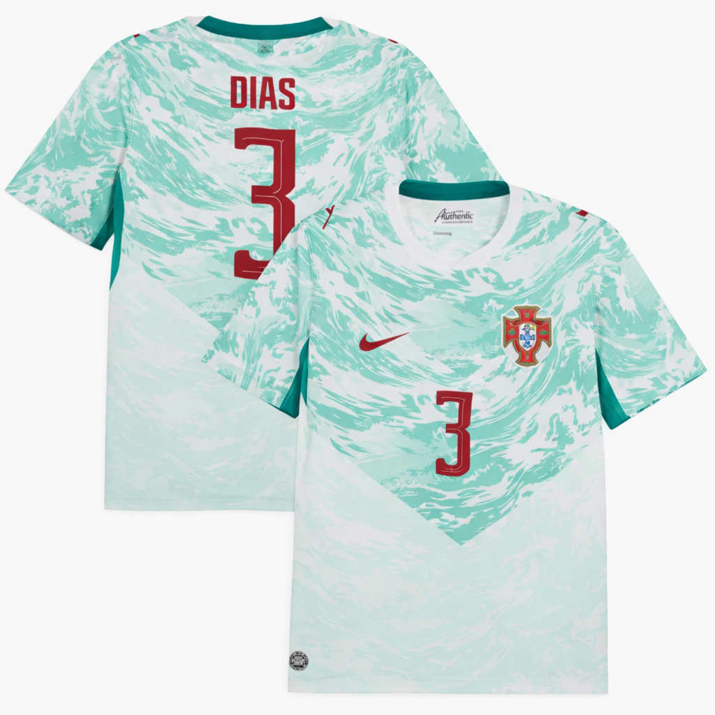 2026 FIFA World Cup Portugal Rúben Dias #3 Away Jersey