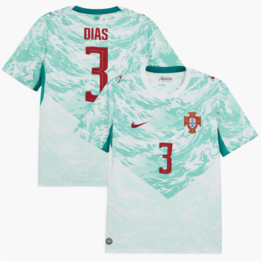 2026 FIFA World Cup Portugal Rúben Dias #3 Away Jersey