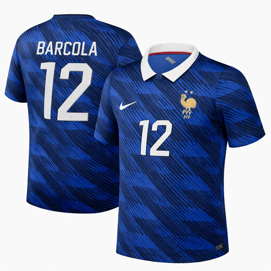2026 FIFA WORLD CUP FRANCE BRADLEY BARCOLA HOME JERSEY