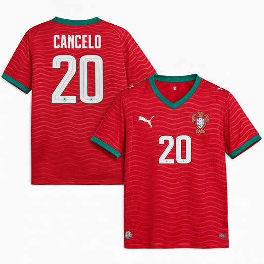 2026 FIFA World Cup Portugal João Cancelo #20 Home Jersey