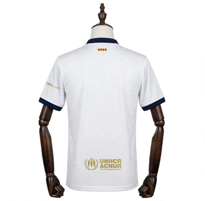 FC Barcelona White and Gold Special Edition Jersey