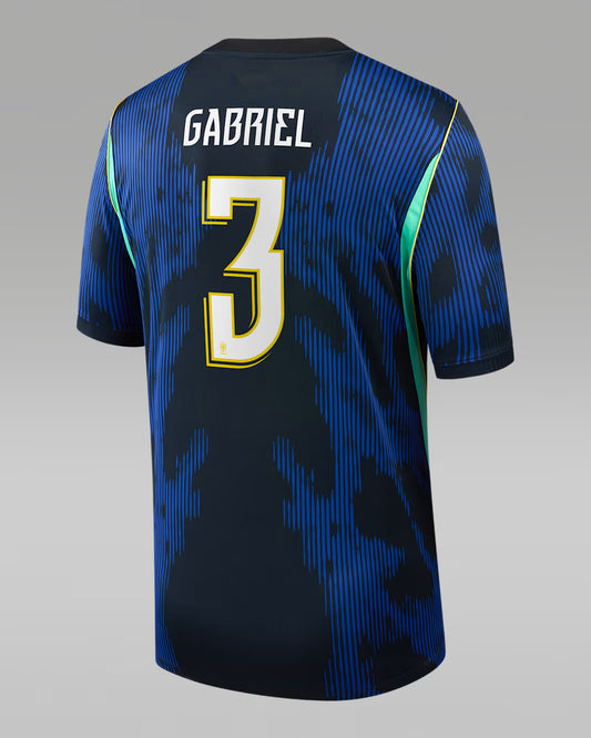 2026 FIFA World Cup Brazil Gabriel #3 Away Jersey