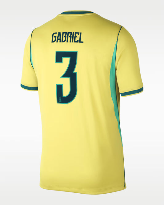 2026 FIFA World Cup Brazil Gabriel #3 Home Jersey