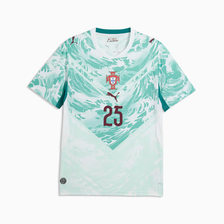 2026 FIFA World Cup Portugal Nuno Mendes #25 Away Jersey