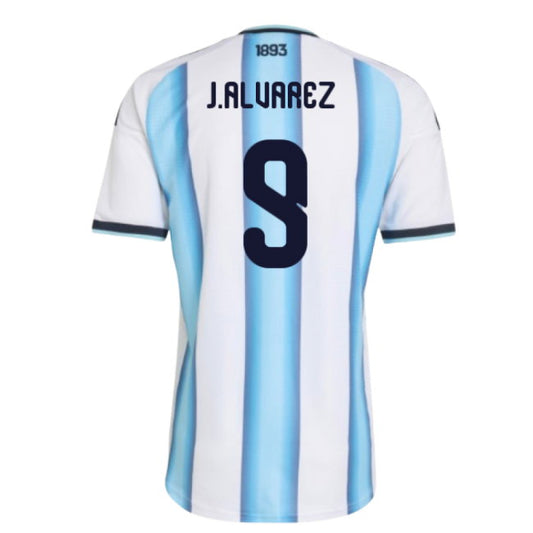 2026 FIFA World Cup Argentina Julián Álvarez #9 Home Jersey
