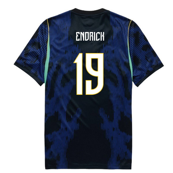 2026 FIFA World Cup Brazil Endrick #19 Away Jersey