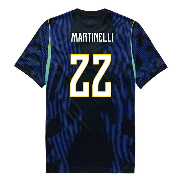 2026 FIFA World Cup Brazil Gabriel Martinelli #22 Away Jersey