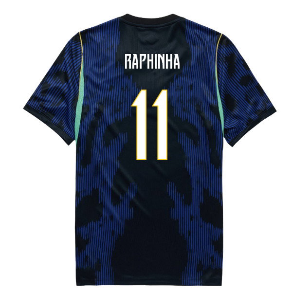 2026 FIFA World Cup Brazil Raphinha #11 Away Jersey