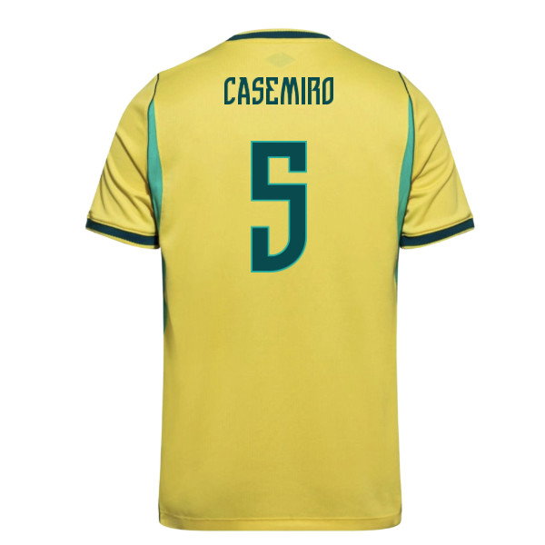 2026 FIFA World Cup Brazil Casemiro #5 Home Jersey