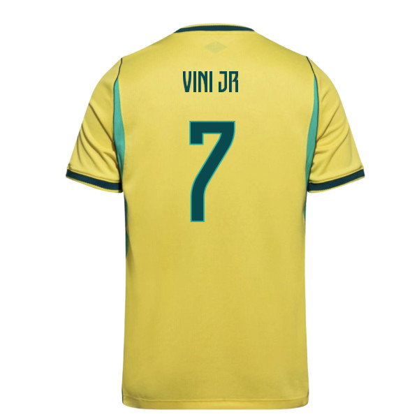 2026 FIFA World Cup Brazil Vinícius Júnior #7 Home Jersey
