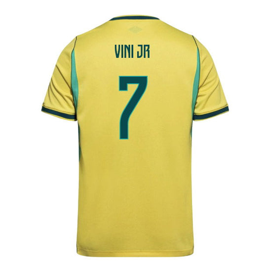 2026 FIFA World Cup Brazil Vinícius Júnior #7 Home Jersey