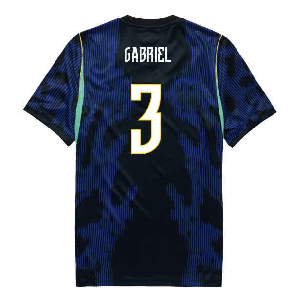 2026 FIFA World Cup Brazil Gabriel #3 Away Jersey