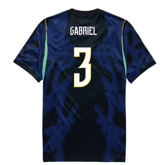 2026 FIFA World Cup Brazil Gabriel #3 Away Jersey