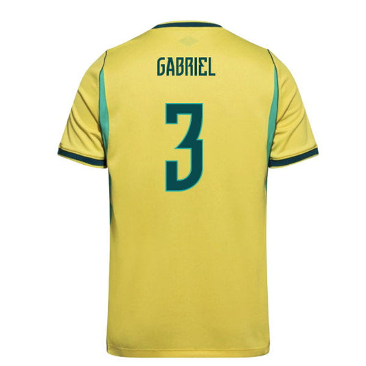 2026 FIFA World Cup Brazil Gabriel #3 Home Jersey