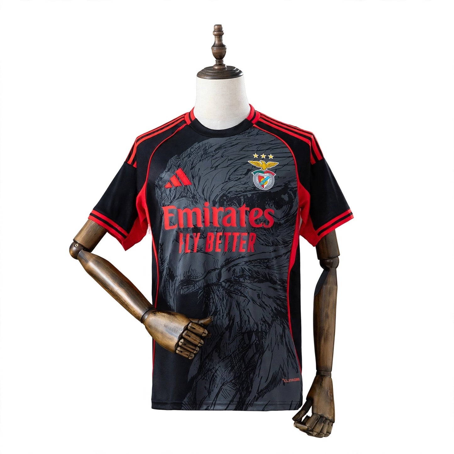 Benfica Special Edition Black and Red Eagle Jersey