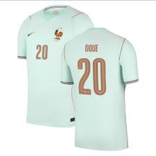 2026 FIFA World Cup France Désiré Doué #20 Away Jersey