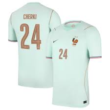 2026 FIFA World Cup France Rayan Cherki #24 Away Jersey