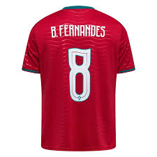 2026 FIFA World Cup Portugal Bruno Fernandes #8 Home Jersey