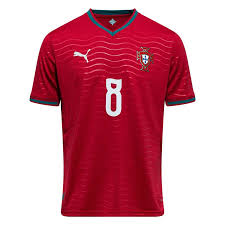 2026 FIFA World Cup Portugal Bruno Fernandes #8 Home Jersey
