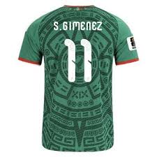 2026 FIFA World Cup Mexico Santiago Giménez #11 Home Jersey
