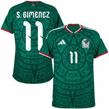 2026 FIFA World Cup Mexico Santiago Giménez #11 Home Jersey