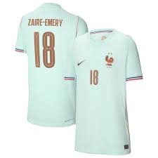 2026 FIFA World Cup France Warren Zaïre-Emery #18 Away Jersey