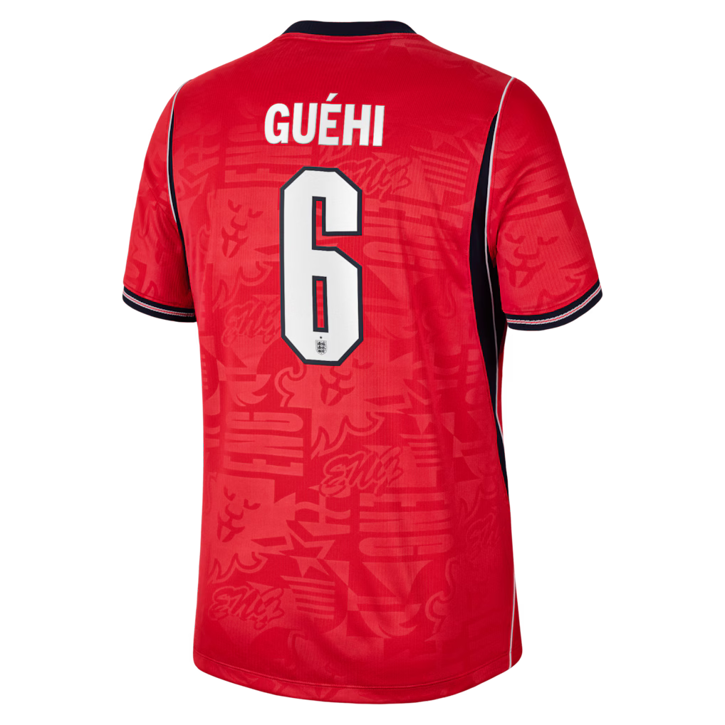 2026 FIFA World Cup England Marc Guéhi #6 Away Jersey