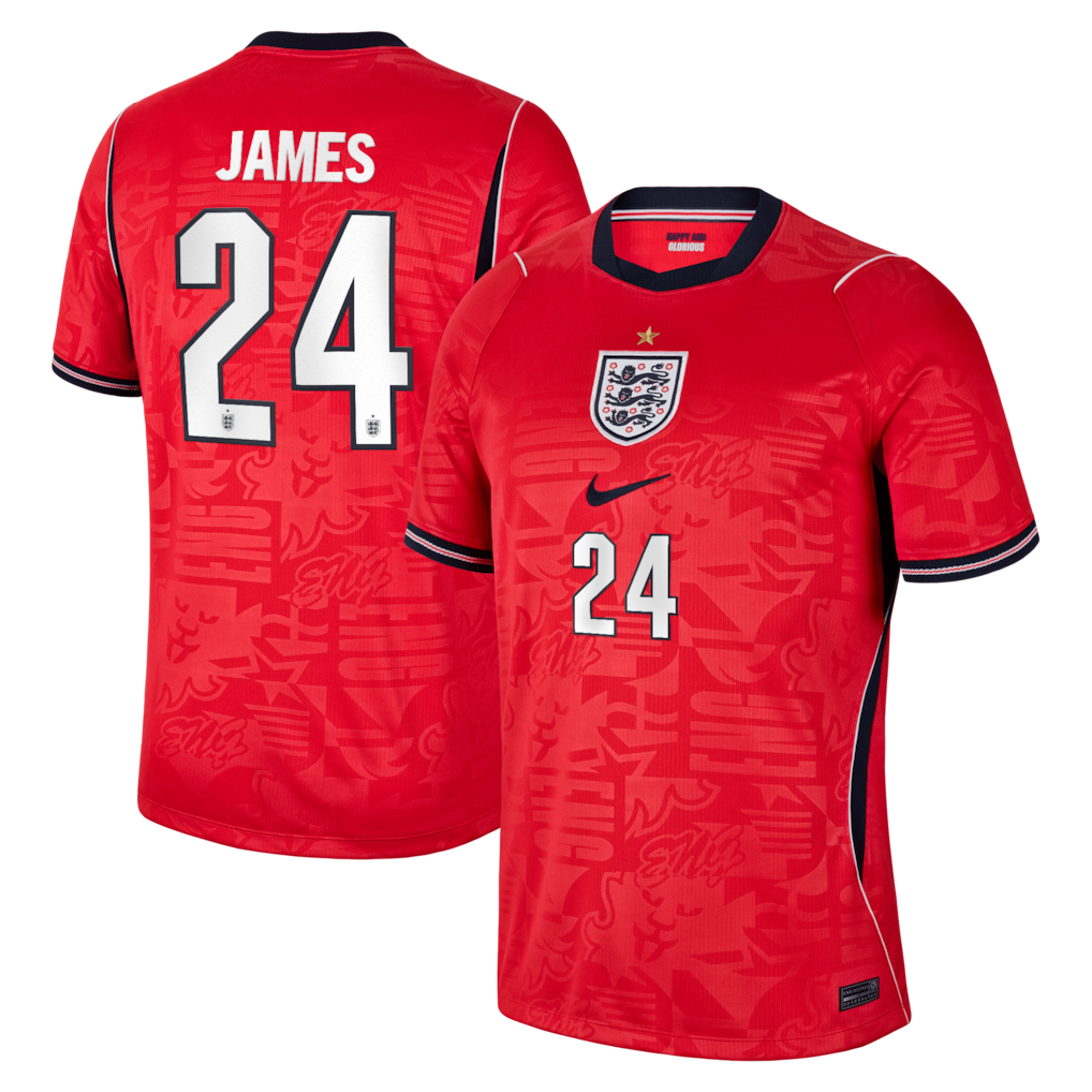 2026 FIFA World Cup England Reece James #24 Away Jersey