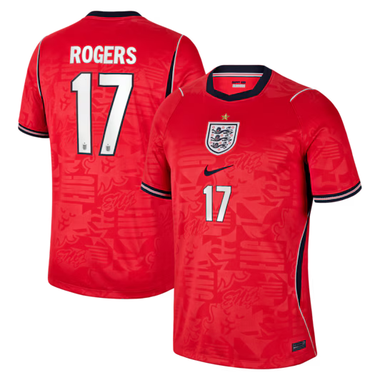 2026 FIFA World Cup England Morgan Rogers #17 Away Jersey