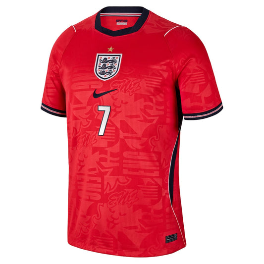 2026 FIFA World Cup England Bukayo Saka #7 Away Jersey