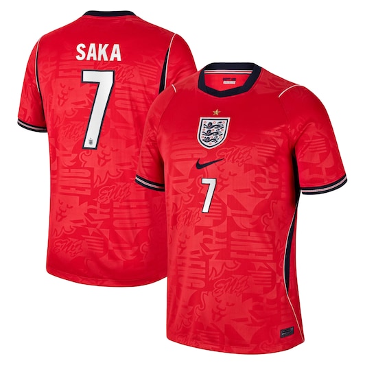 2026 FIFA World Cup England Bukayo Saka #7 Away Jersey