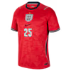 2026 FIFA World Cup England Djed Spence #25 Away Jersey
