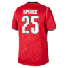 2026 FIFA World Cup England Djed Spence #25 Away Jersey
