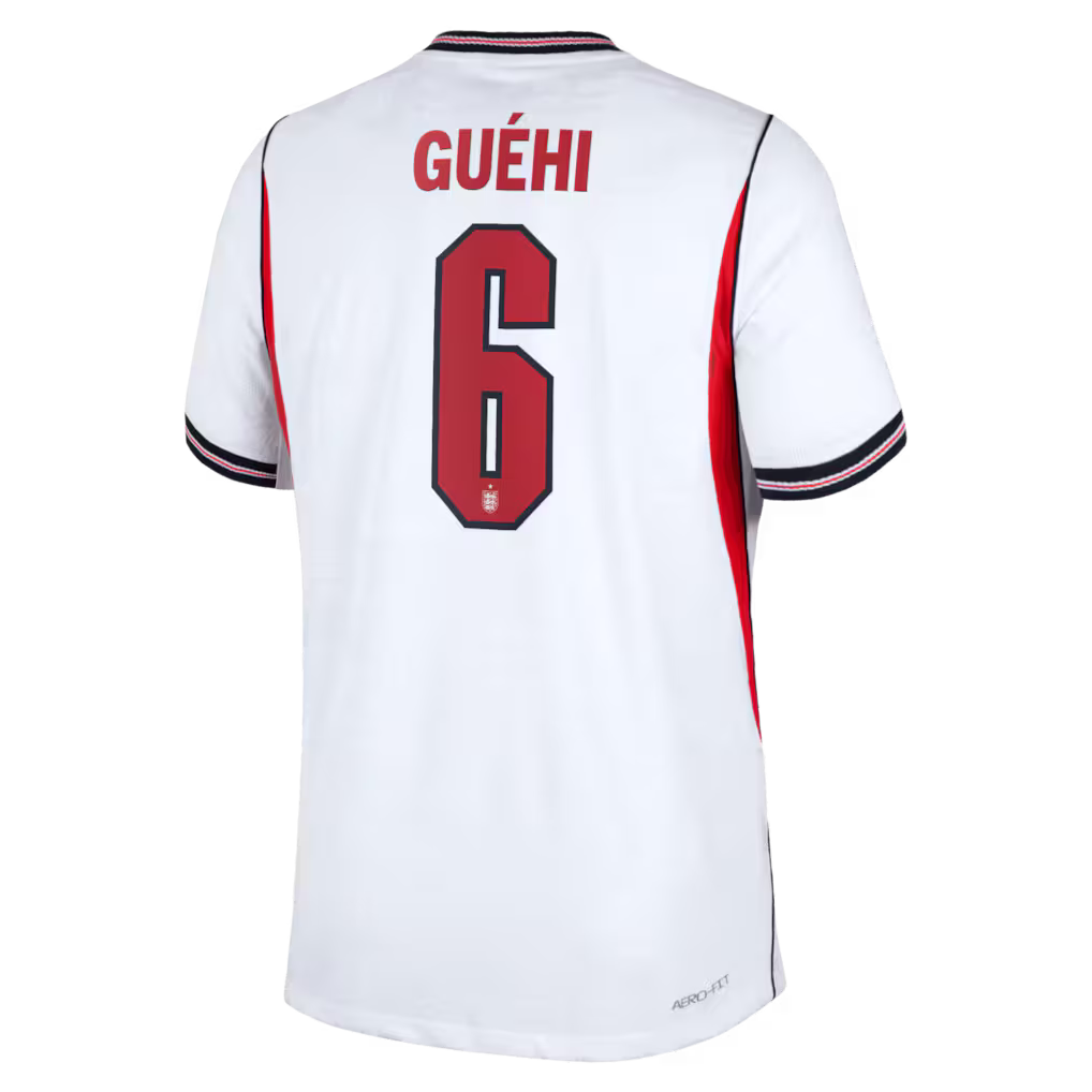 2026 FIFA World Cup England Marc Guéhi #6 Home Jersey