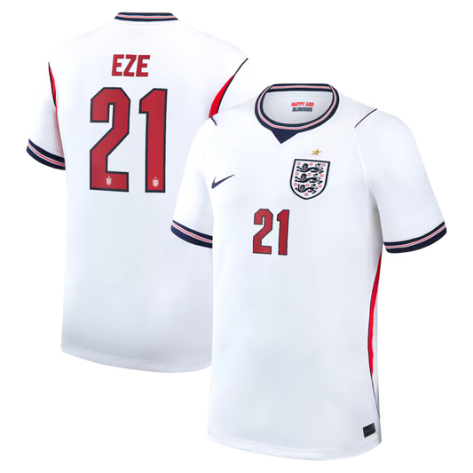 2026 FIFA World Cup England Eberechi Eze #21 Home Jersey