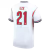 2026 FIFA World Cup England Eberechi Eze #21 Home Jersey