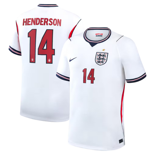 2026 FIFA World Cup England Jordan Henderson #14 Home Jersey