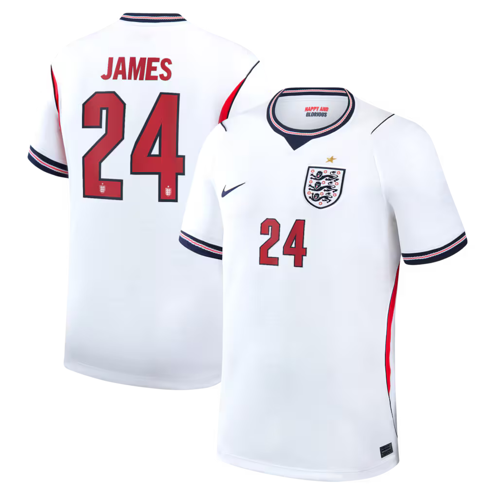 2026 FIFA World Cup England Reece James #24 Home Jersey