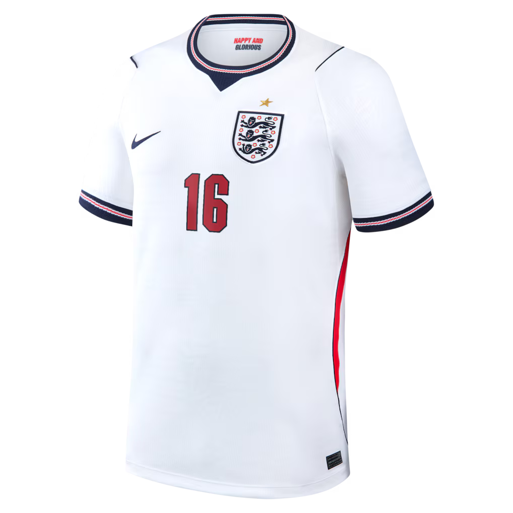 2026 FIFA World Cup England Kobbie Mainoo #16 Home Jersey