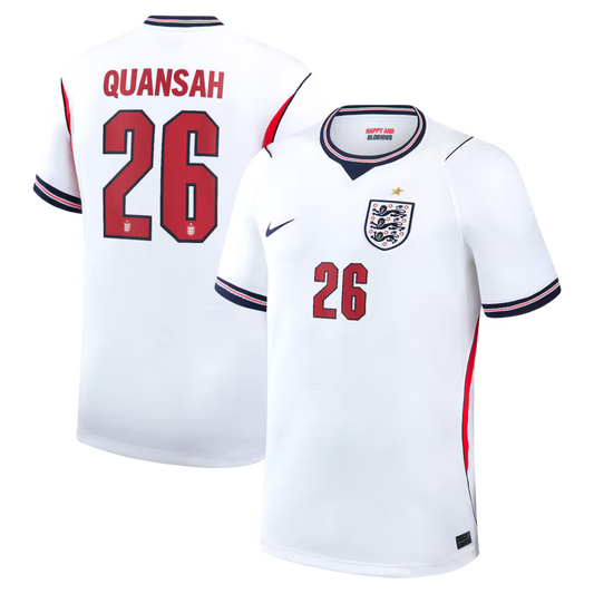 2026 FIFA World Cup England Jarell Quansah #26 Home Jersey