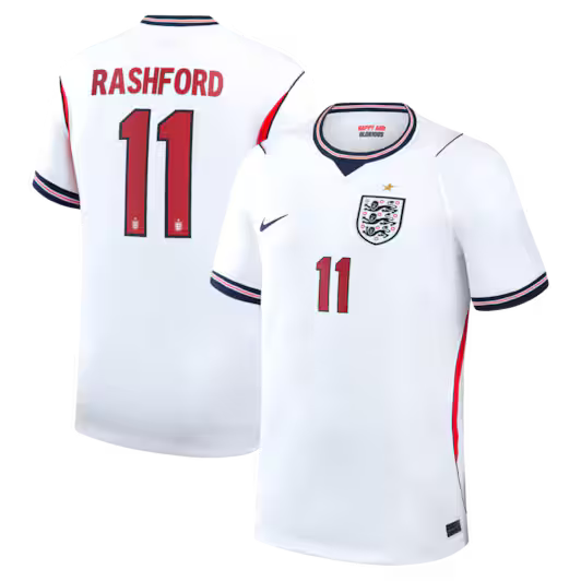 2026 FIFA World Cup England Marcus Rashford #11 Home Jersey