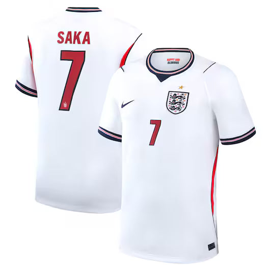 2026 FIFA World Cup England Bukayo Saka #7 Home Jersey