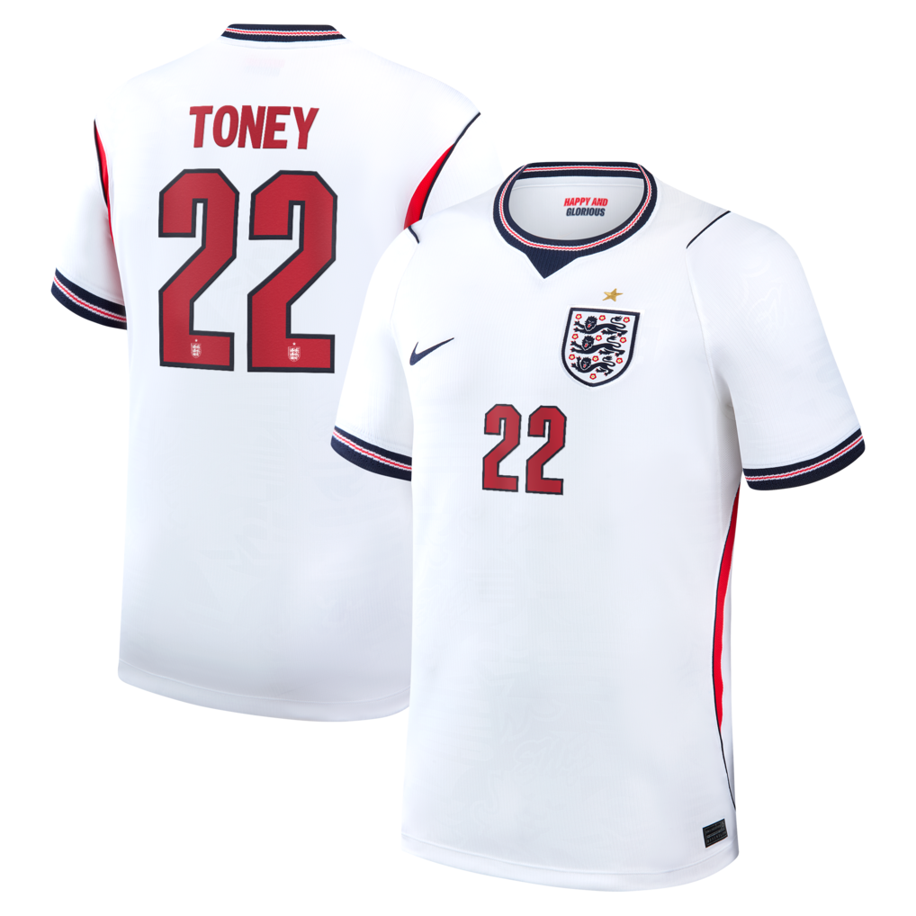 2026 FIFA World Cup England Ivan Toney #22 Home Jersey
