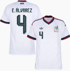2026 FIFA World Cup Mexico Edson Álvarez #4 Away Jersey