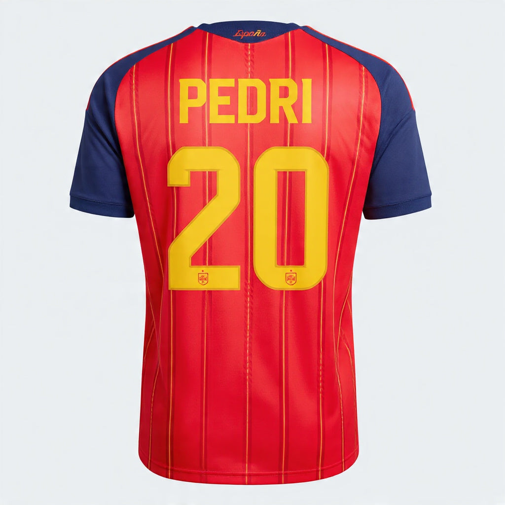 2026 FIFA World Cup Spain Pedri #20 Home Jersey